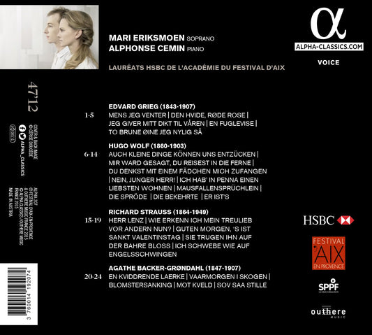 Grieg, Wolf, R. Strauss & Backer Grøndahl: Lieder & Songs