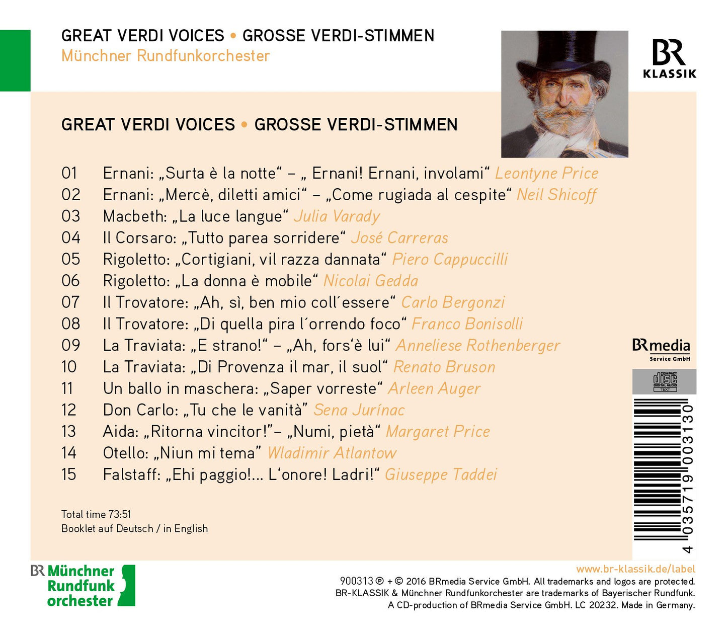 Great Verdi Voices