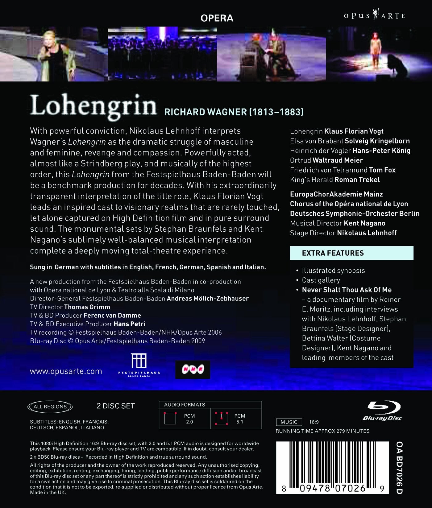 WAGNER, R.: Lohengrin (Baden-Baden Festspielhaus, 2006) (Blu