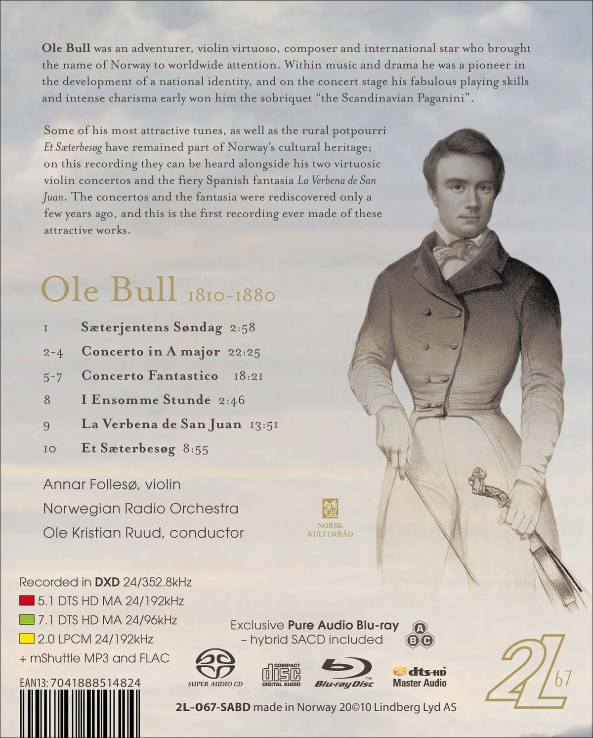 Bull, O.B.: Violin Concertos