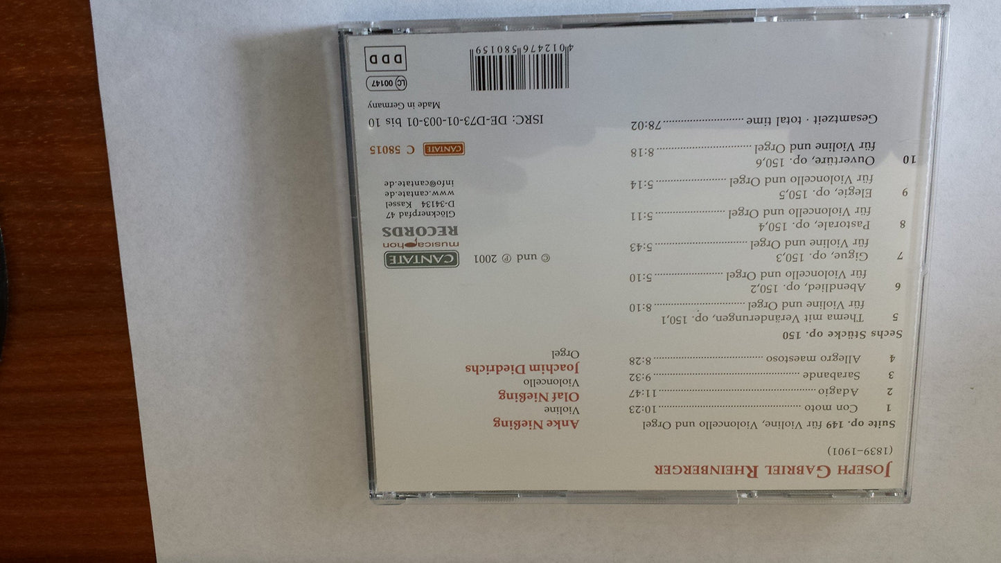 CHAMBER MUSIC WITH ORGAN SUITE