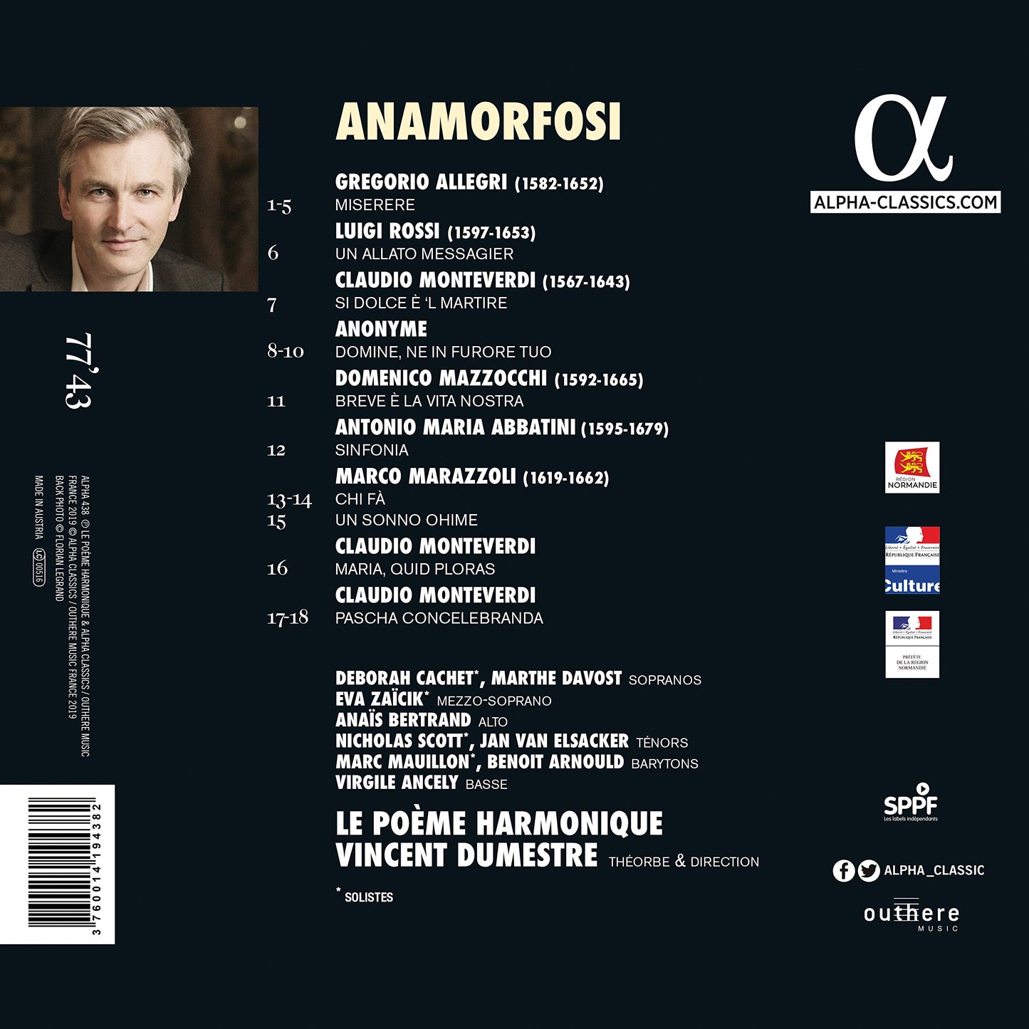 Allegri & Monteverdi: Anamorfosi