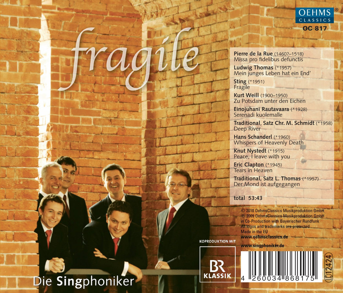 Fragile: A Requiem for Male Voices
