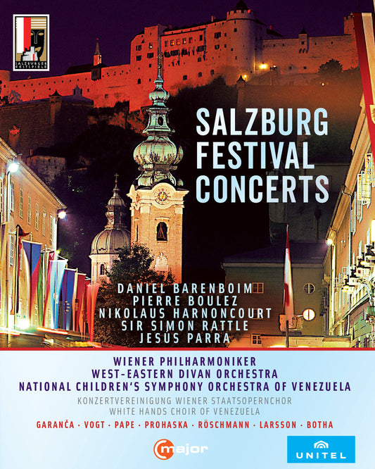 Salzburg Festival Concerts Wiener Philharmoniker, West-Eastern Divan Orchestra, National Children'S Symphony Orchestra Of Venez