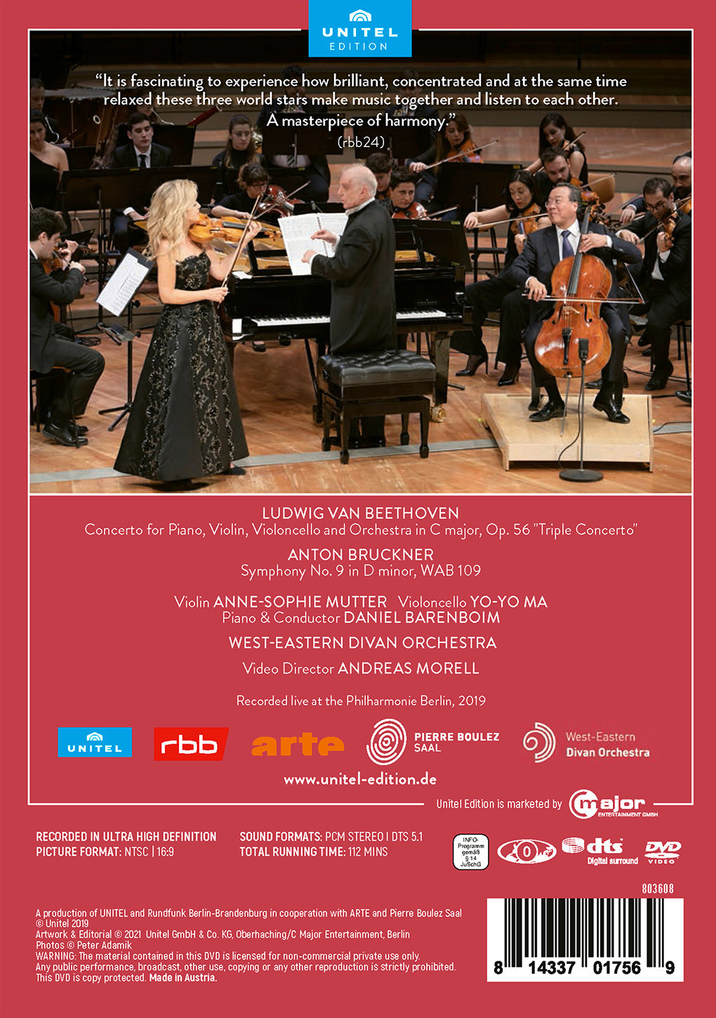 Beethoven: Triple Concerto - Bruckner: Symphony No. 9