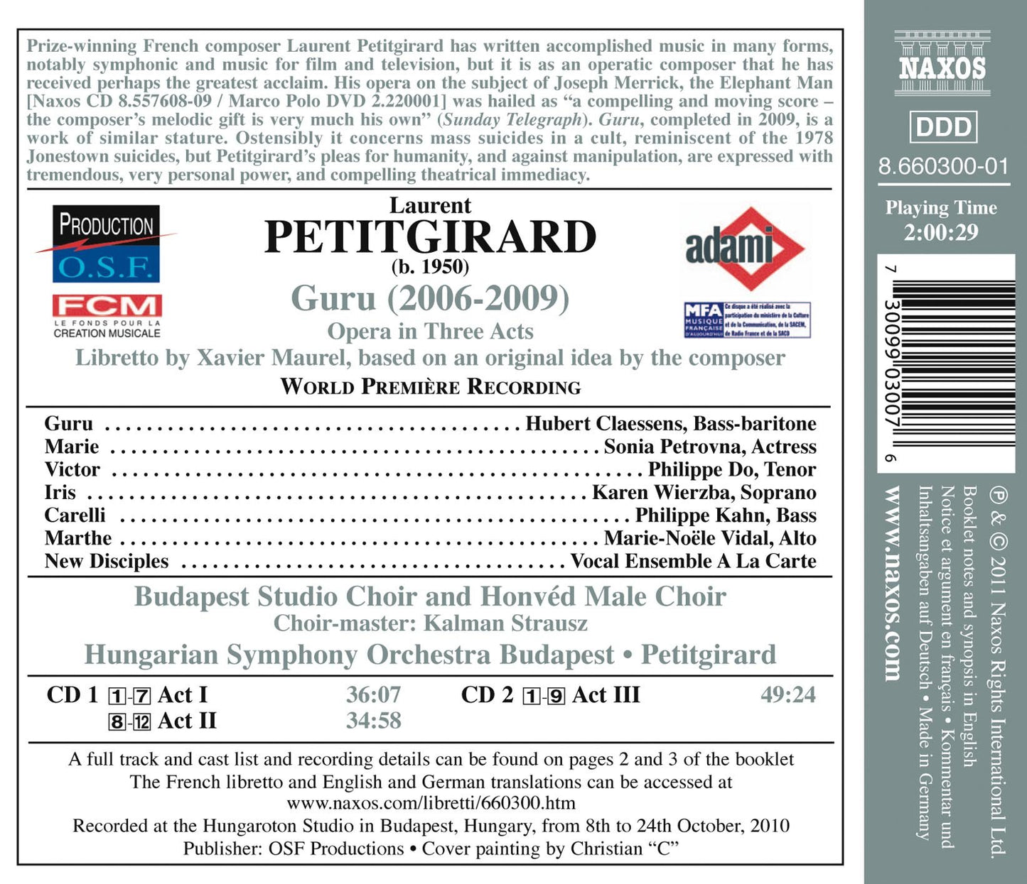 Petitgirard: Guru