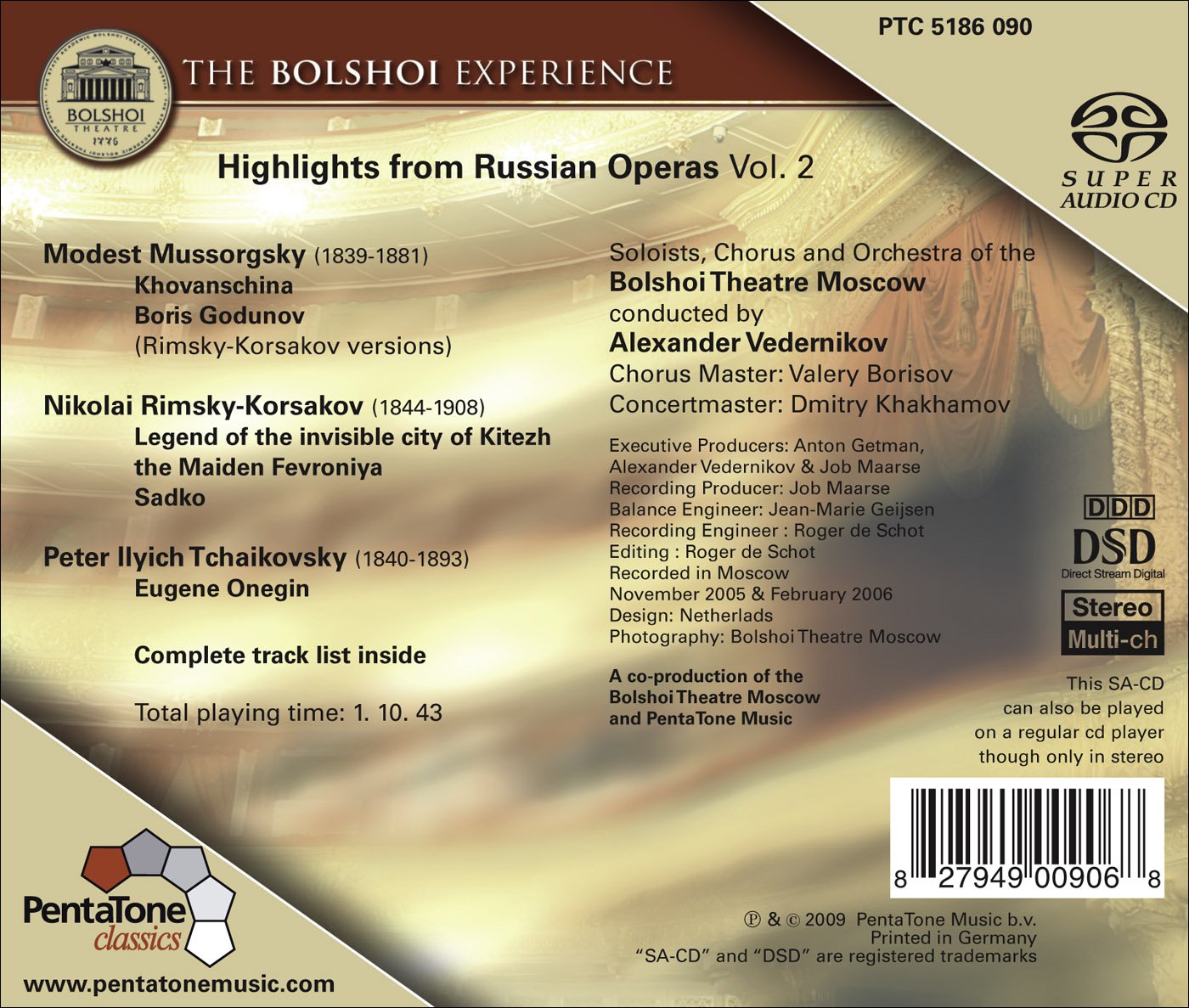 Russian Opera Highlights, Vol. 2 - MUSSORGSKY, M.P. / RIMSKY