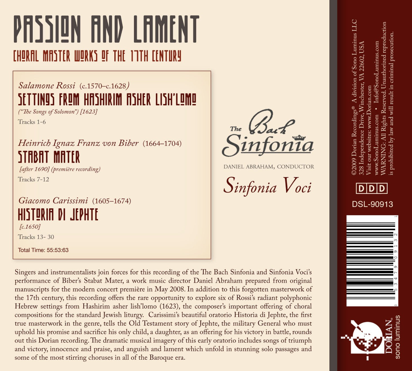 PASSION & LAMENT: CHORAL MASTE