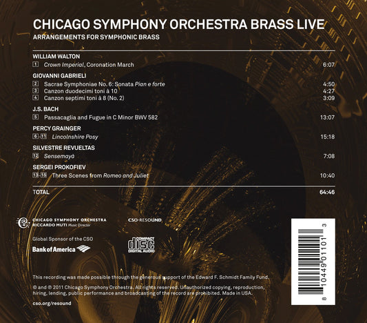 CSO Resound - Chicago Symphony Orchestra Brass Live