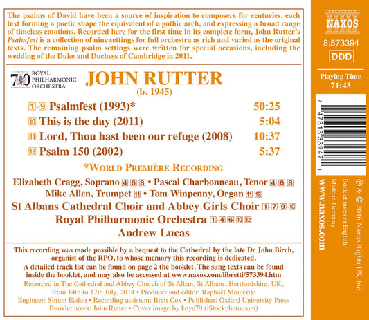 John Rutter: Psalmfest