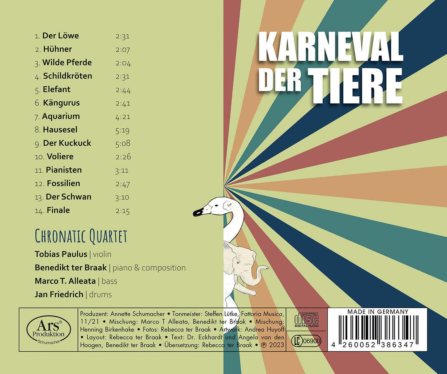Braak & Saint-Saens: Karneval der Tiere