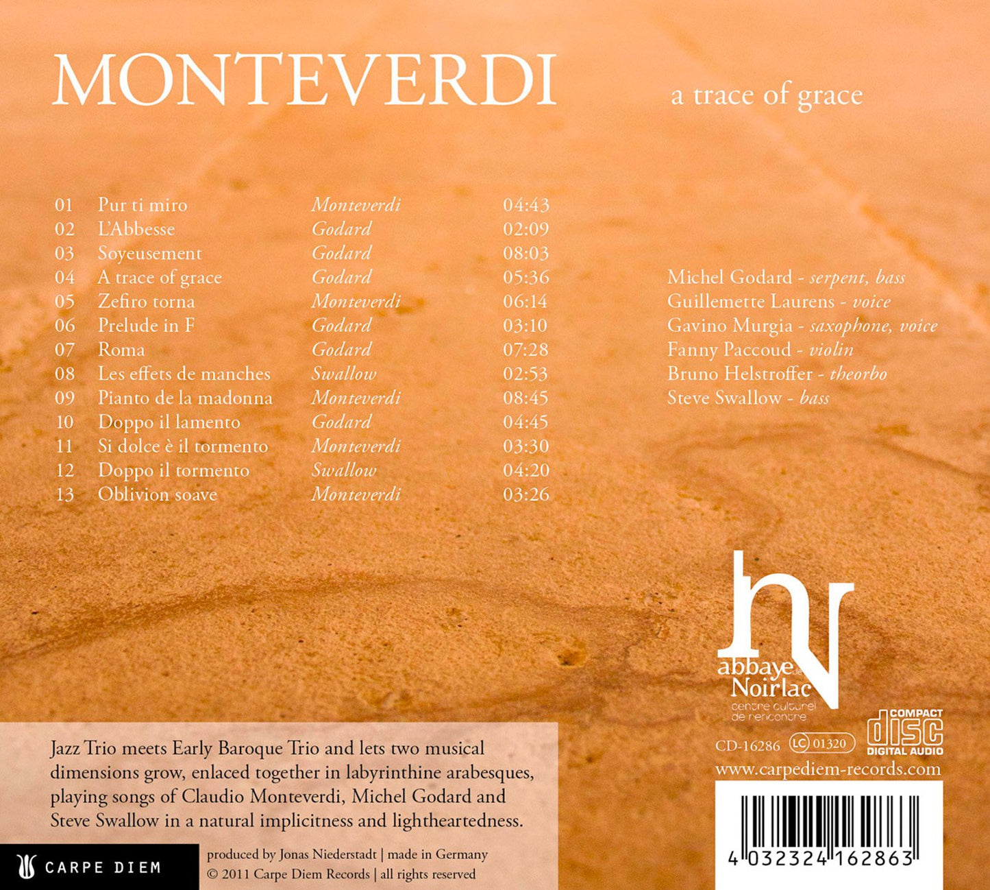 Monteverdi - A Trace of Grace