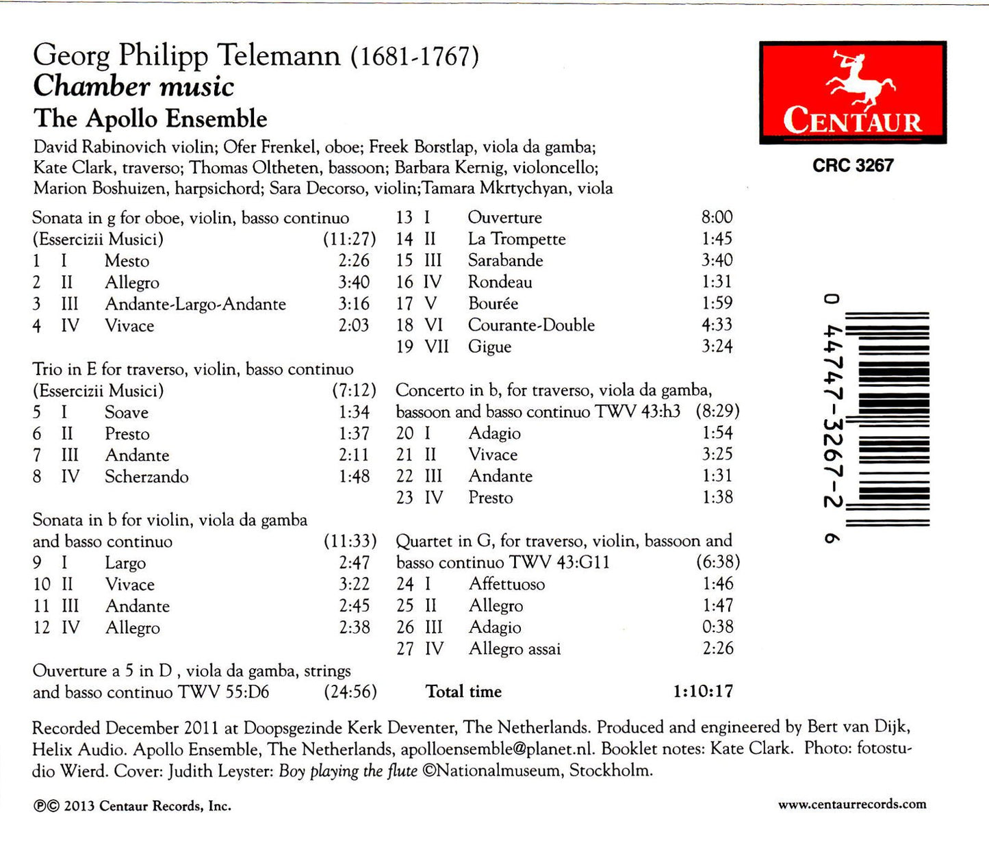 Telemann: Chamber Music