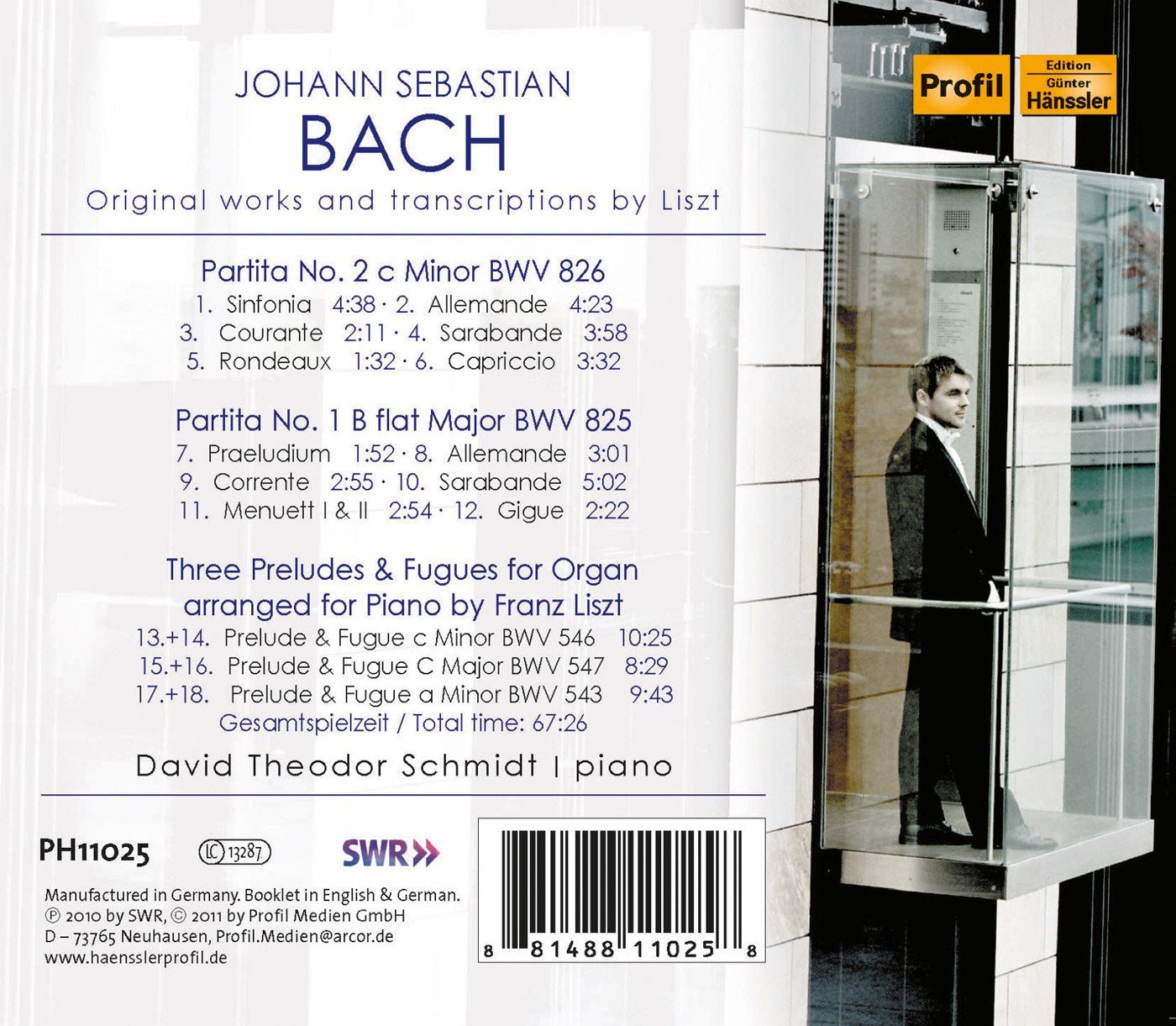 Bach: Original Works and Transciptions by Liszt