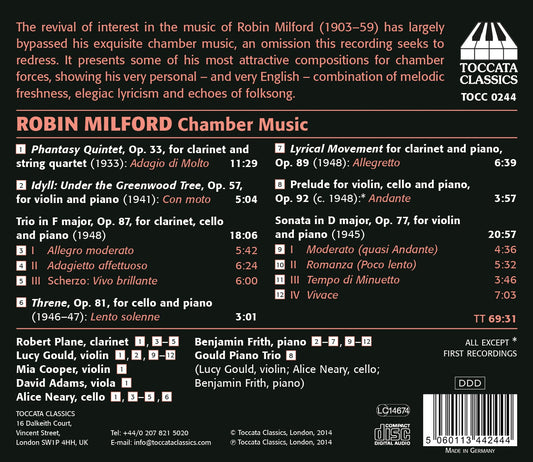 Milford: Chamber Music