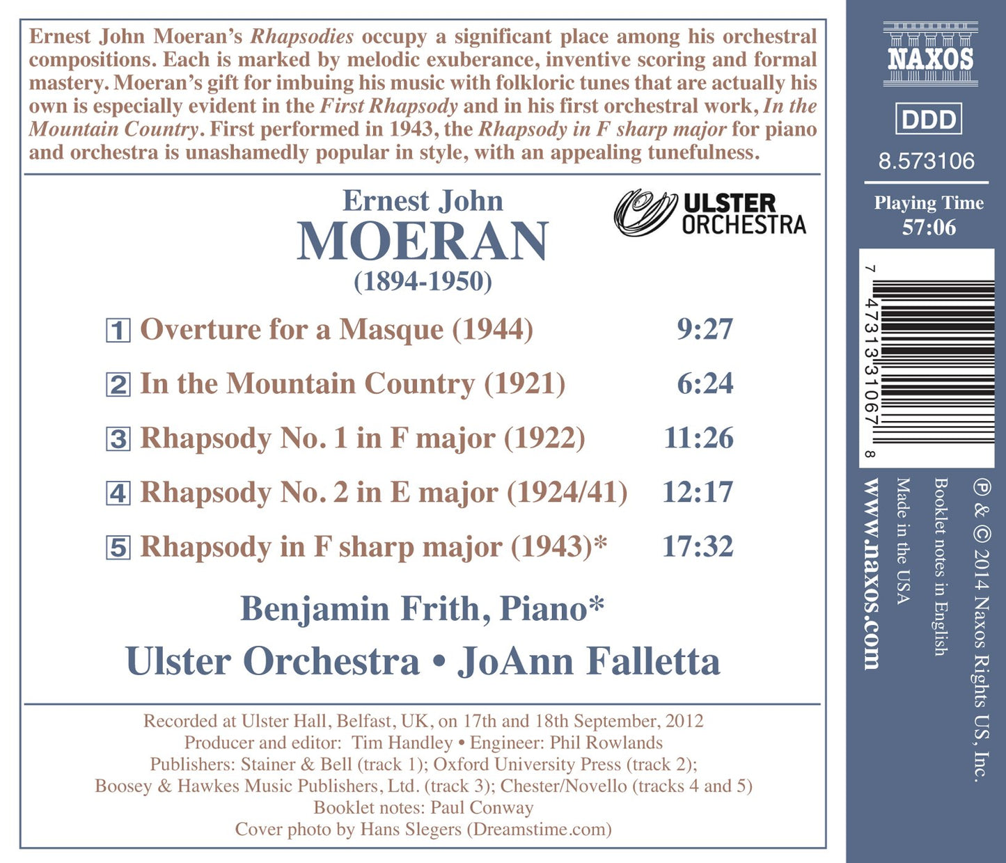 Moeran: In the Mountain Country