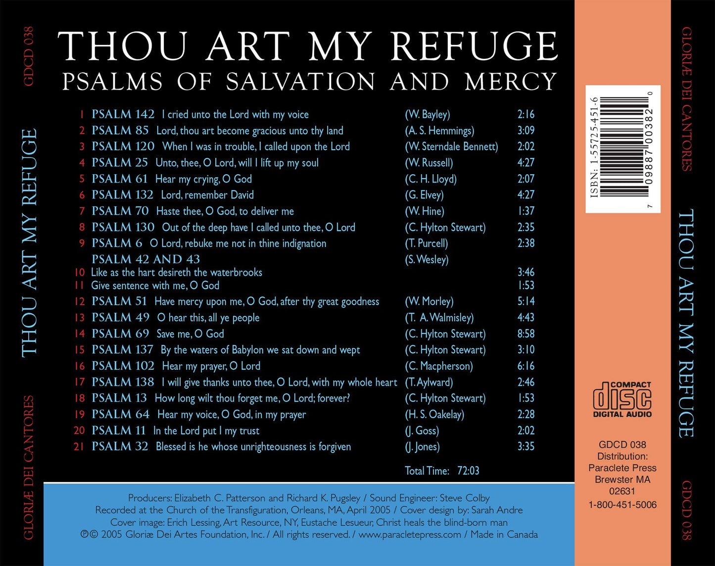 Thou Art My Refuge: Psalms of Salvation & Mercy