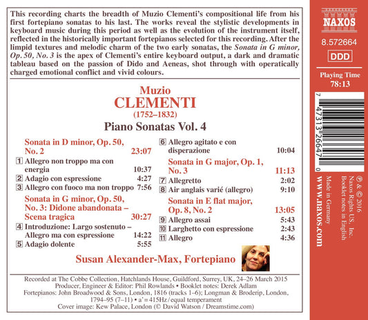 Clementi: Piano Sonatas, Vol. 4