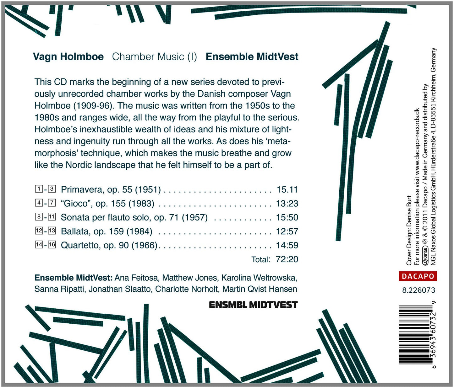 Holmboe: Chamber Music, Vol. 1