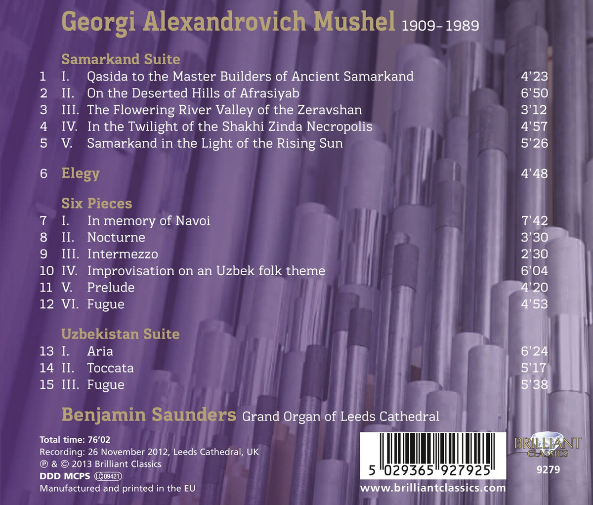 Mushel: Complete Organ Music