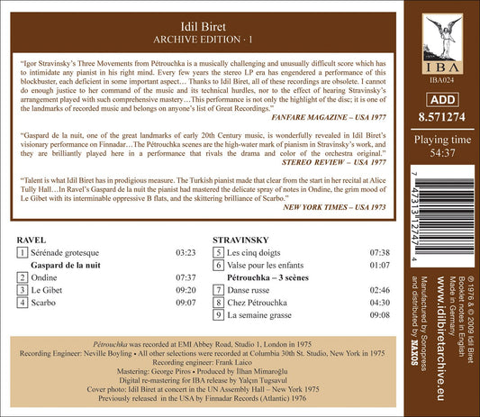 Idil Biret Archive Edition, Vol. 1