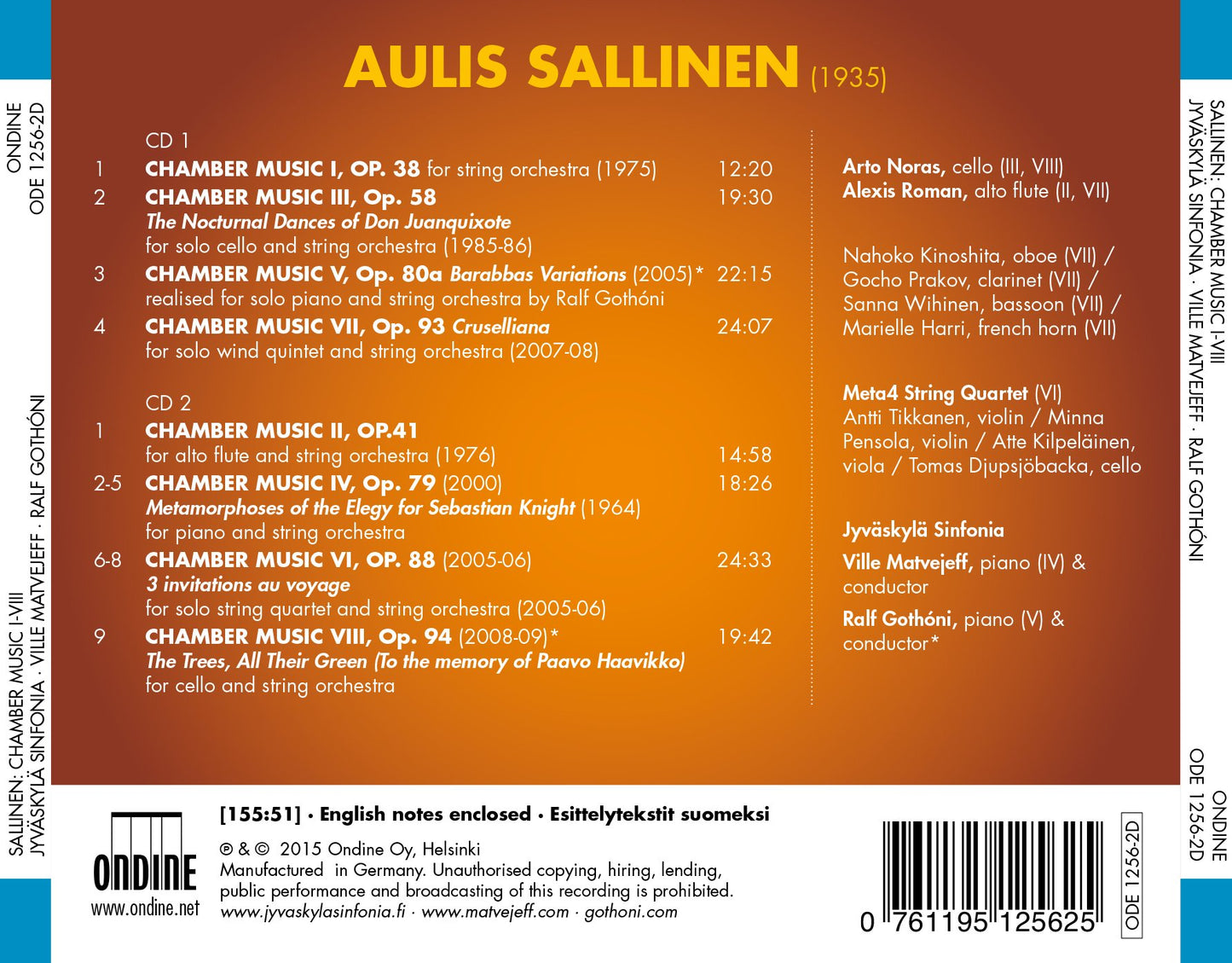 Sallinen: Chamber Music