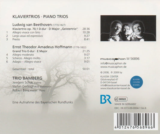 Hoffmann: Grand Trio E-dur - Beethoven: Trio op. 70, 1 Geist