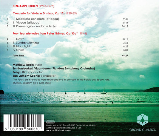 Britten: Violin Concerto & 4 Sea Interludes