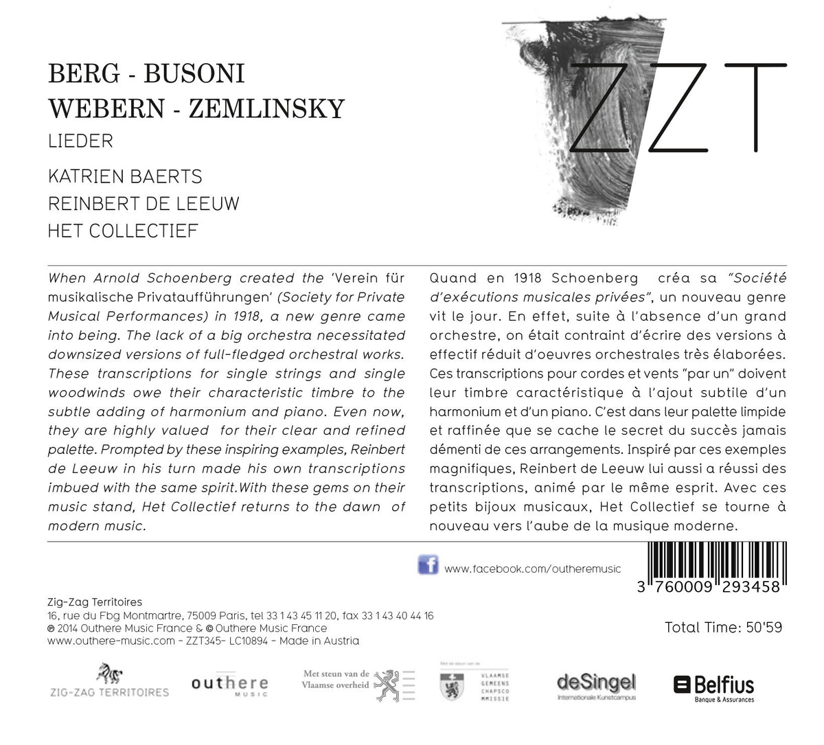 Berg & Zemlinsky: Lieder