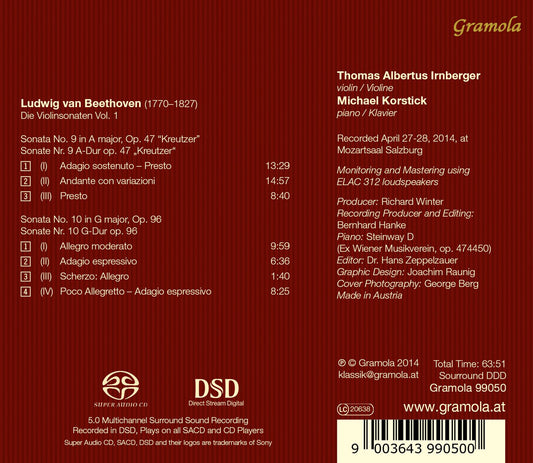 Beethoven: Violin Sonatas, Vol. 1