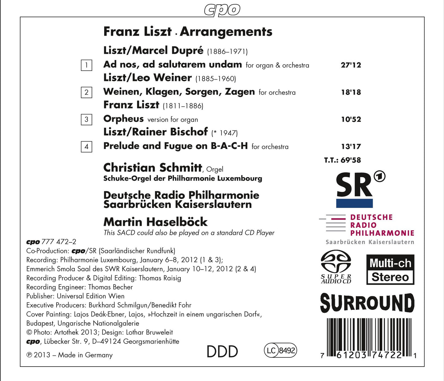 Franz Liszt - Arrangements