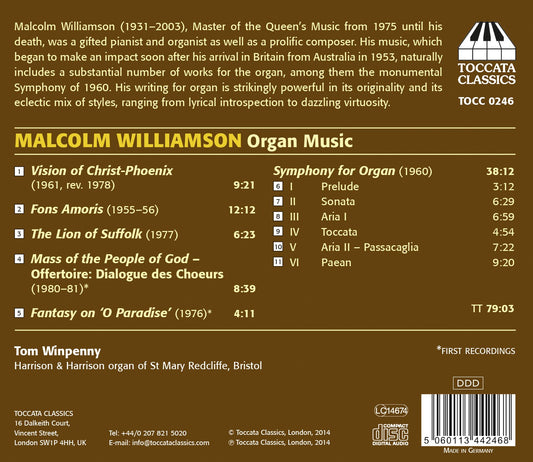 Williamson: Organ Music