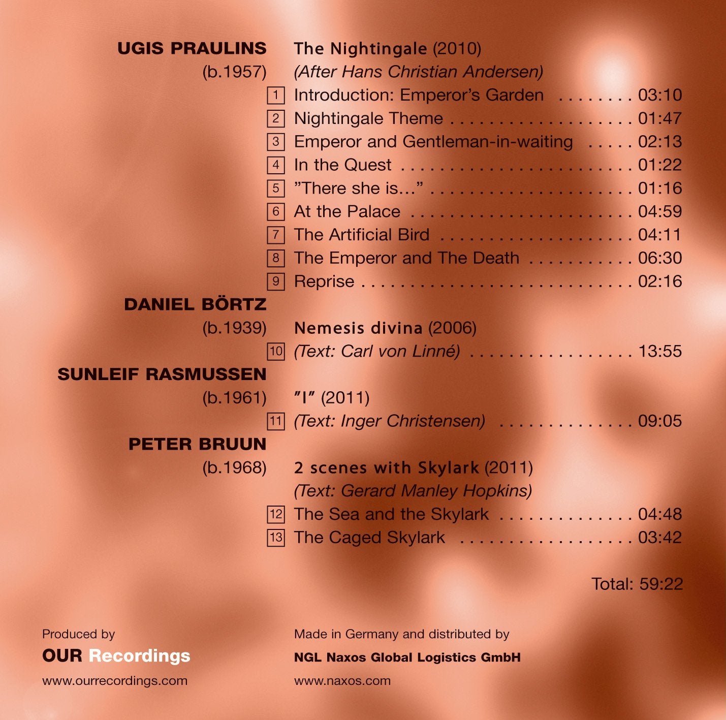 The Nightingale: 4 New Works for Recorder and Choir