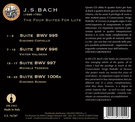 Bach: The 4 Suites for Lute