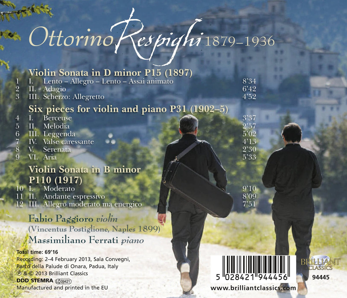 Respighi: Violin Sonatas