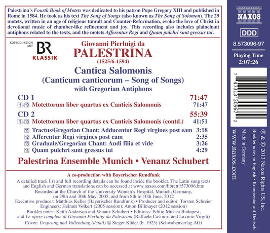 Palestrina: Cantica Salomonis