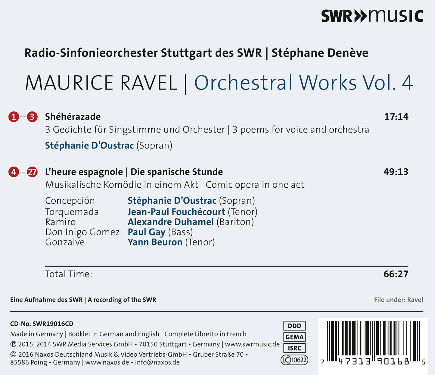 Ravel: Orchestral Works, Vol. 4