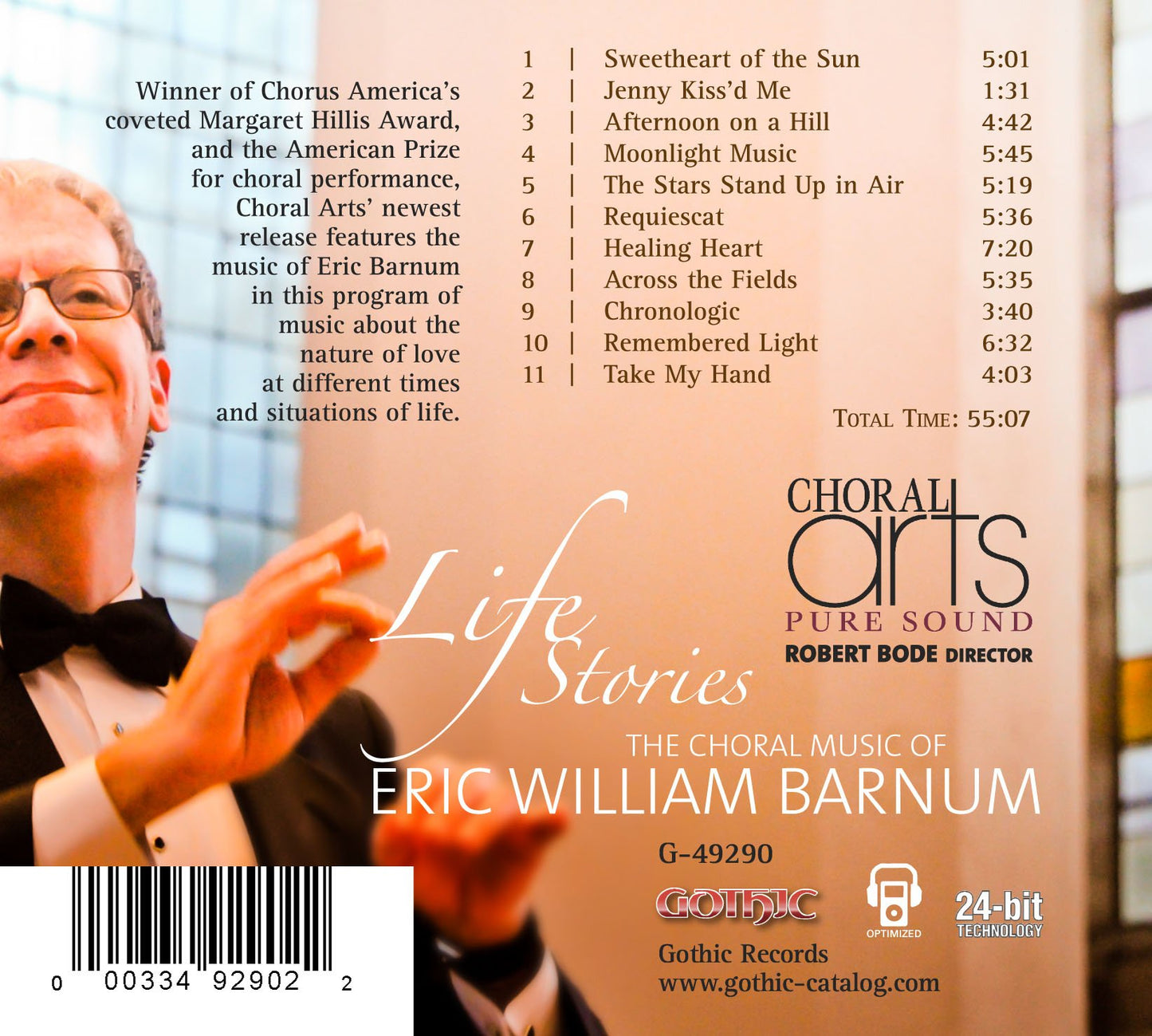 Life Stories: Choral Music of Eric Barnum
