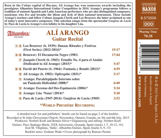 Brouwer, Clerch, Del Puerto, Arango & De Lucia: Works for Gu