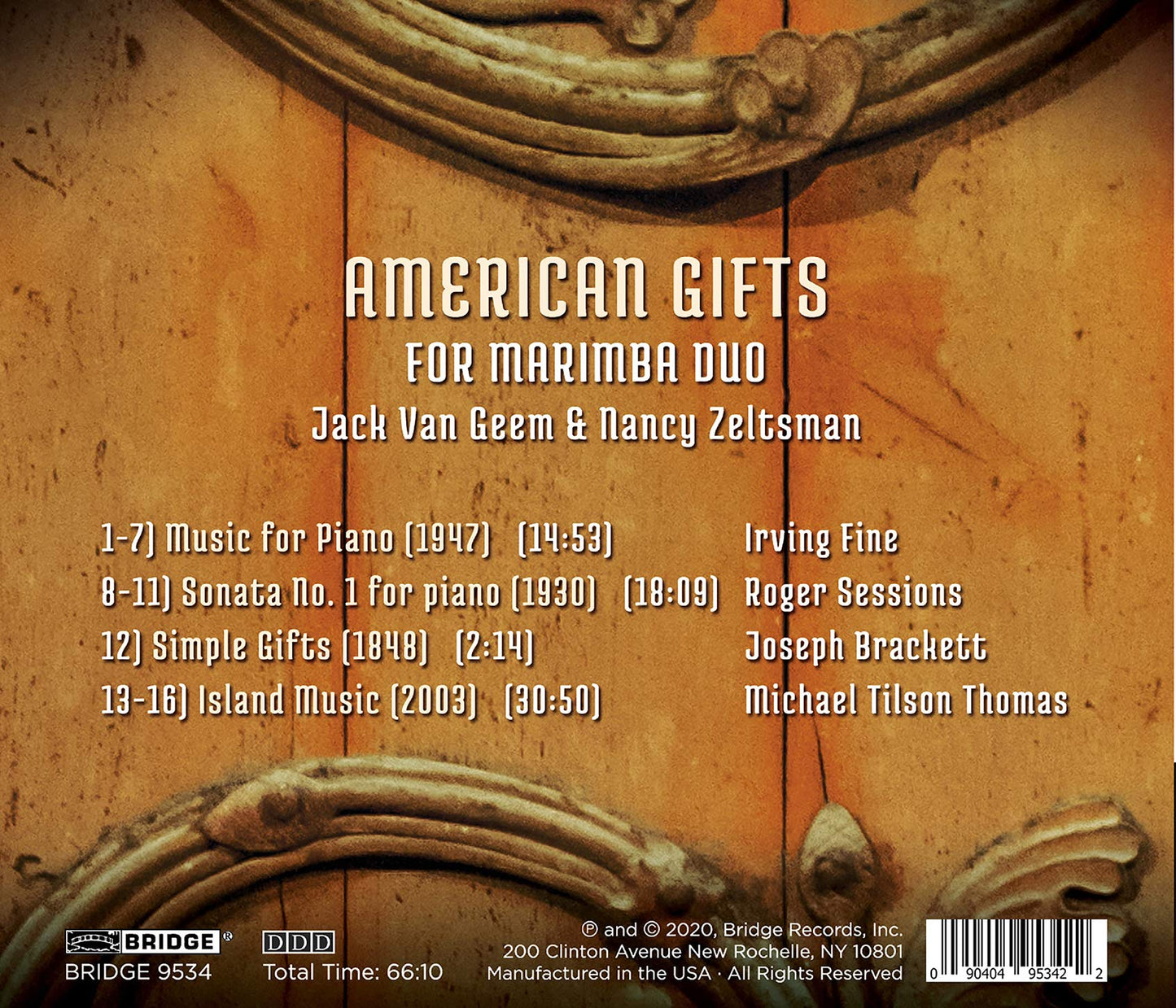 American Gifts for Marimba Duo