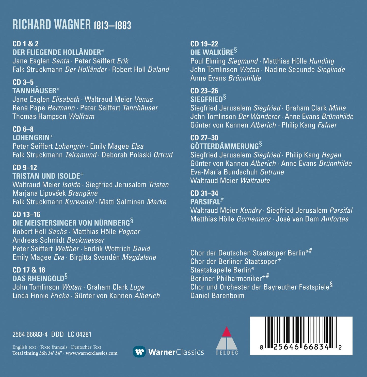 BARENBOIM: COMPLETE WAGNER OPERAS