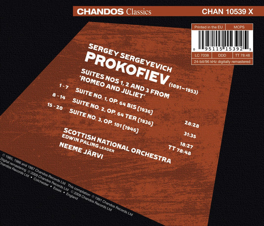 Prokofiev, S.: Romeo and Juliet Suites Nos. 1, 2, 3