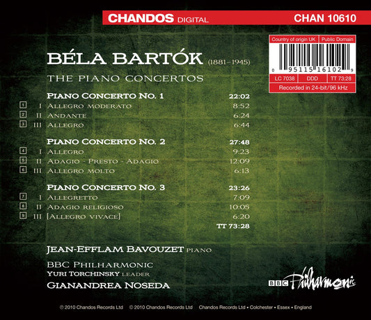 Bartók: The Piano Concertos