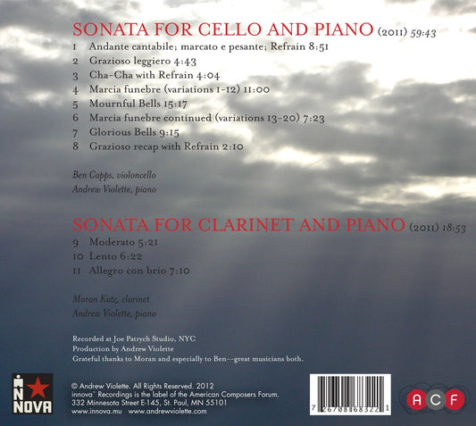 Violette: Sonatas for Cello and Clarinet