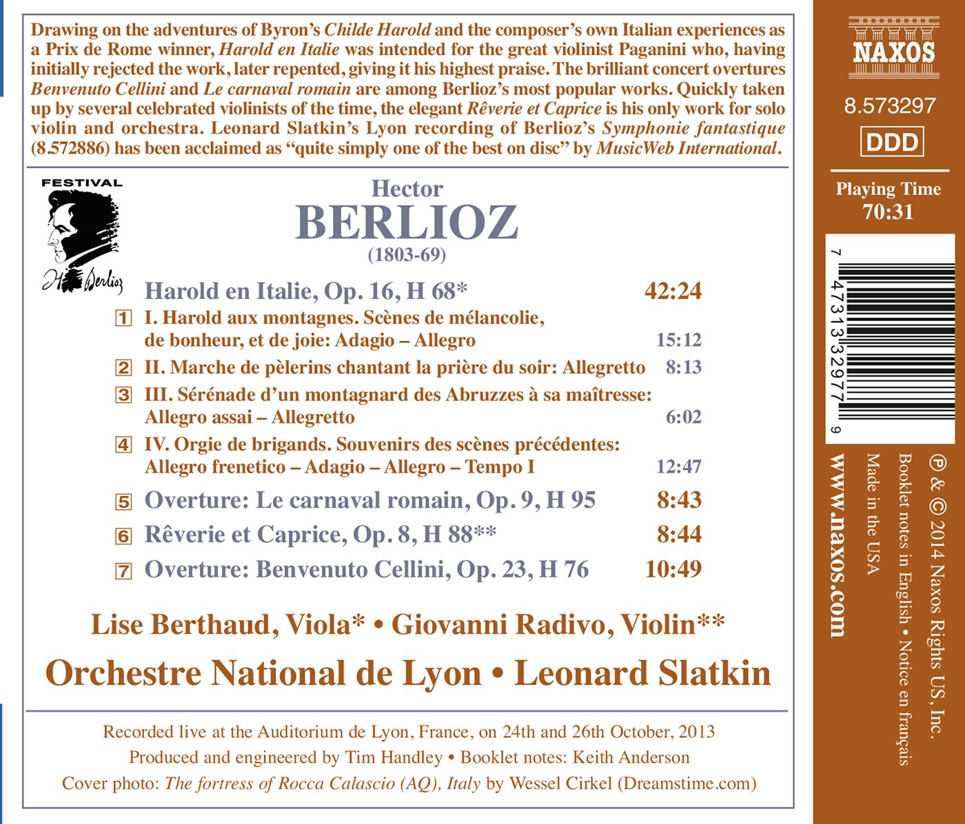 Berlioz: Harold en Italie