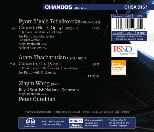 Tchaikovsky & Khachaturian: Piano Concertos