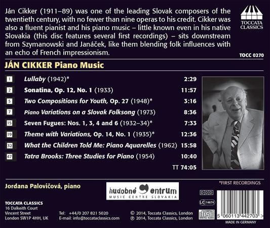 Cikker: Piano Music