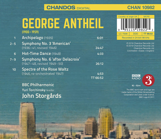 Antheil: Symphonies Nos. 3 & 6 and Other Works