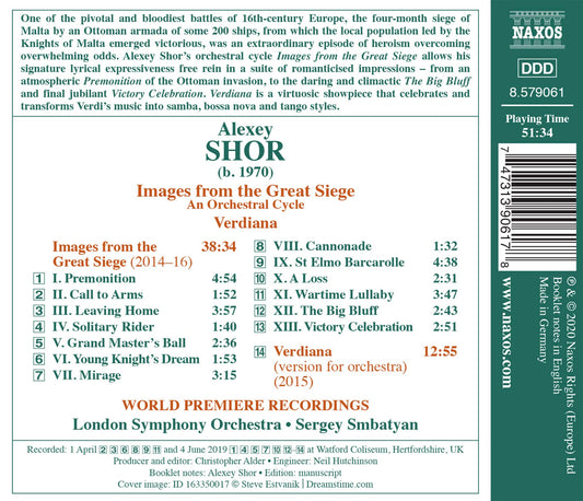 Shor: Images from the Great Siege - Verdiana