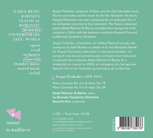 Sergei Prokofiev: Piano Concertos 2 & 5